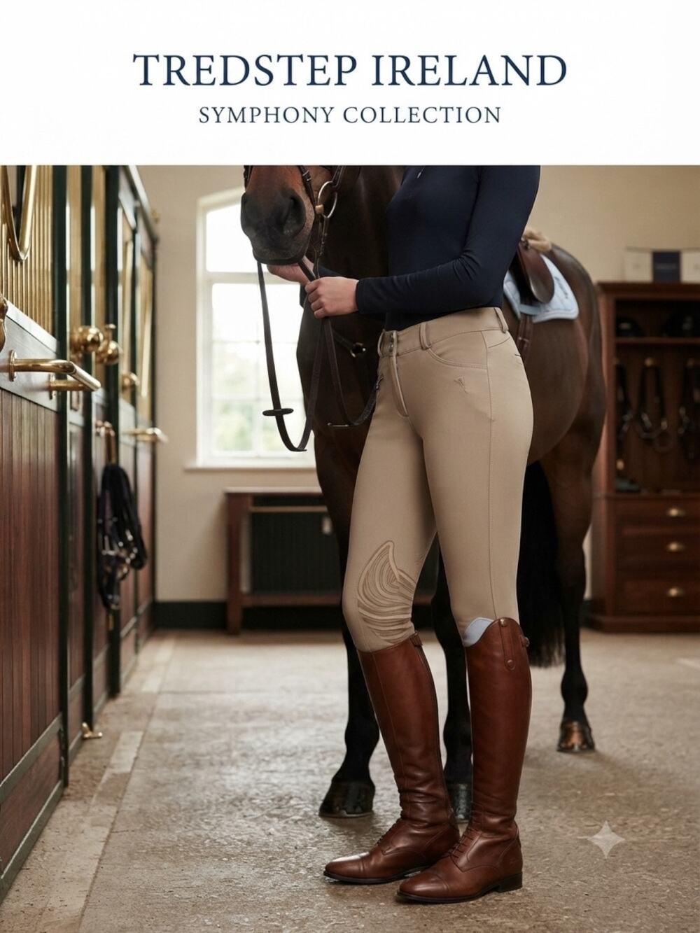 Tredstep Symphony Riding Breeches - Tan - Size 26R